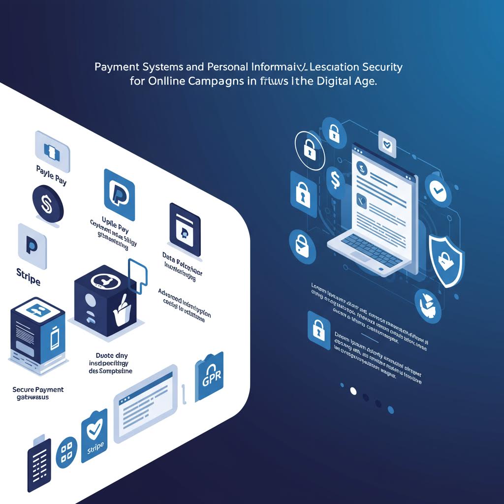 온카스터디 회원전용 영역에서 적용되는 온라인 캠페인 결제 프로세스와 개인정보 보안 체계를 통합한 시각 자료